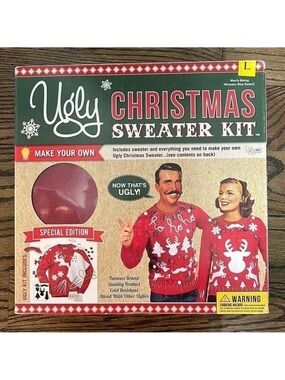 NIB Ugly Christmas Sweater Kit Special Edition